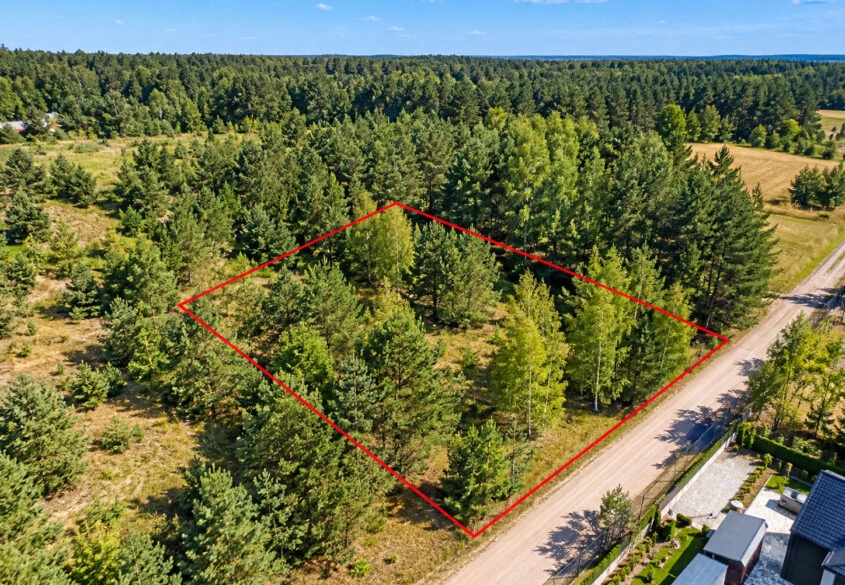 Działka mieszkaniowa z MPZP pow 1214m2