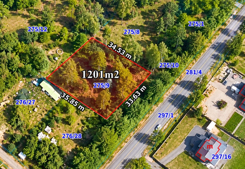 Działka mieszkaniowa z MPZP pow. 1201m2